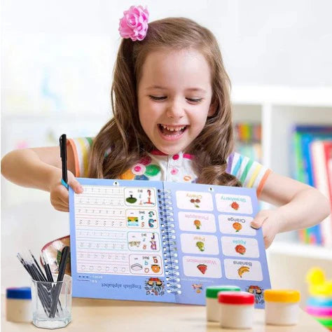 Set 4 Cuadernos Magic Caligrafia Montessori