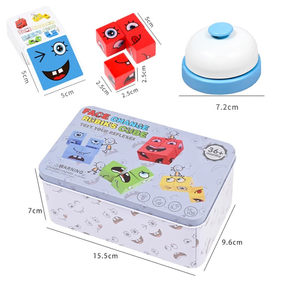 NUEVO JUEGO CUBOS DE EXPRESIONES + CAMPANA